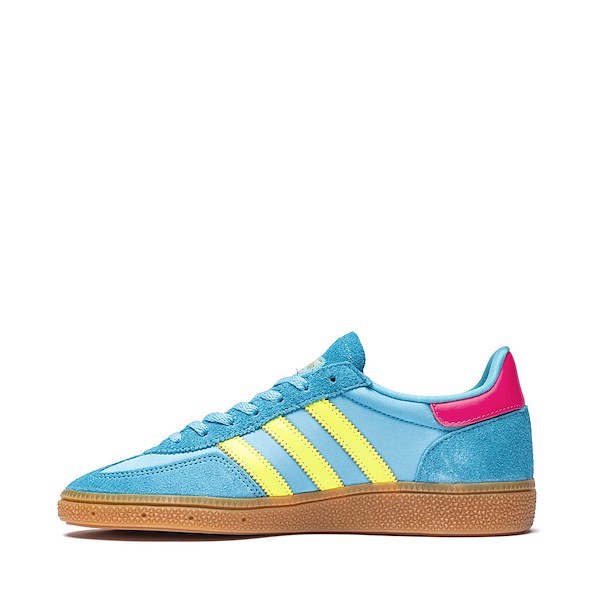 alternate view Womens adidas Handball Spezial Athletic Shoe - Sky Rush / Solar Yellow / Lucid PinkALT1
