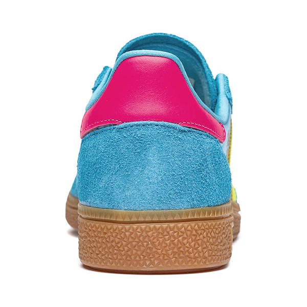 alternate view Womens adidas Handball Spezial Athletic Shoe - Sky Rush / Solar Yellow / Lucid PinkALT4