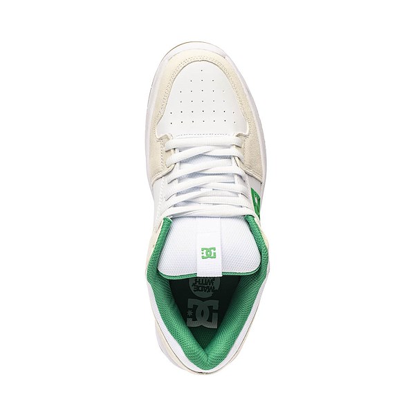 Mens DC Lynx Zero Skate Shoe - White / Grey Green