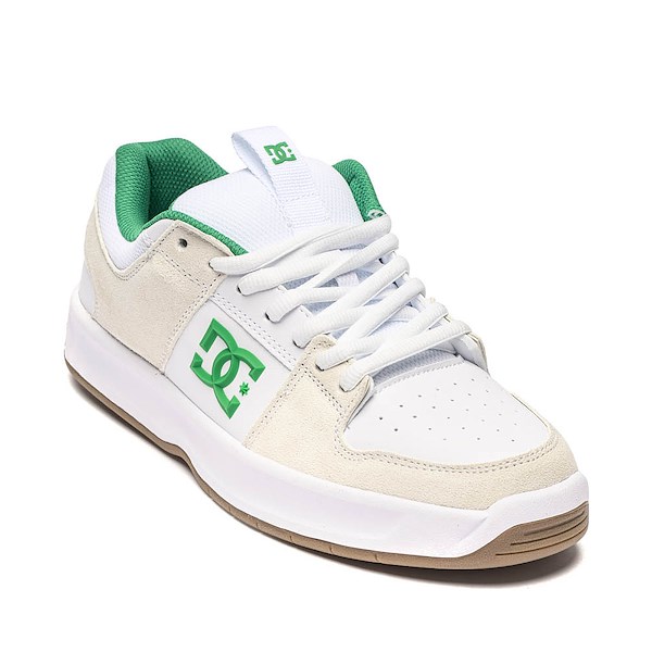 Mens DC Lynx Zero Skate Shoe - White / Grey Green