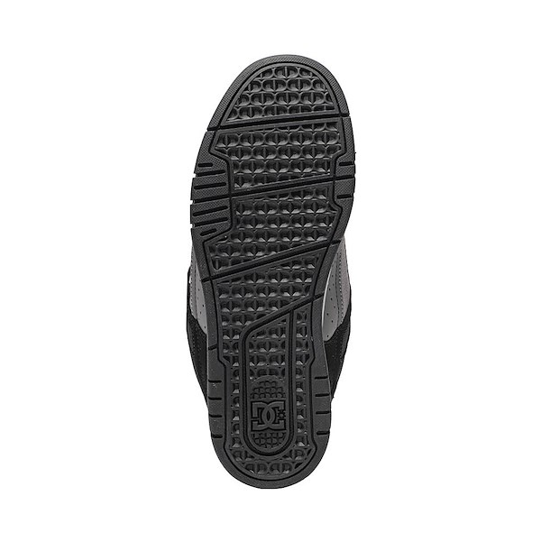 alternate view Mens DC Stag Skate Shoe - Grey / Black / WhiteALT3