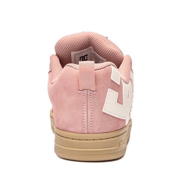 alternate view DC Court Graffik Skate Shoe - Little Kid / Big Kid - Pink / Off White / GumALT4