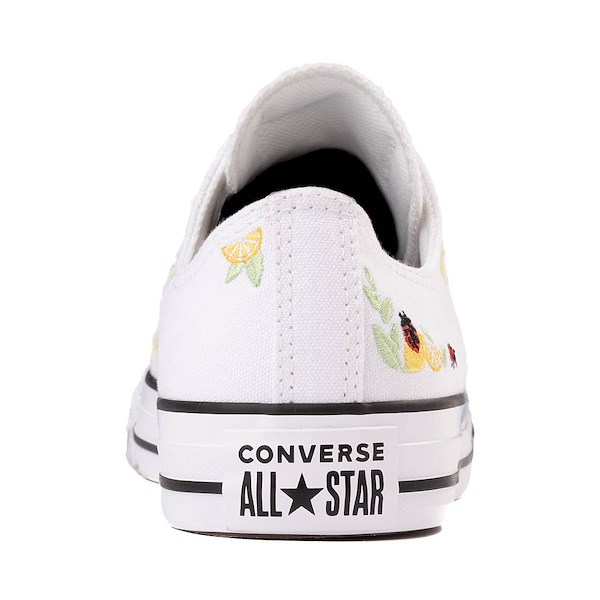 alternate view Converse Chuck Taylor All Star Lemons & Ladybugs Low-Top Sneaker - WhiteALT4
