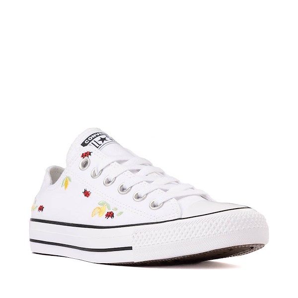 alternate view Converse Chuck Taylor All Star Lemons & Ladybugs Low-Top Sneaker - WhiteALT5