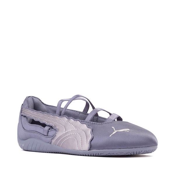 alternate view Womens PUMA Speedcat Ballet Venus Flat - Grey Sky / Vibrant SilverALT5