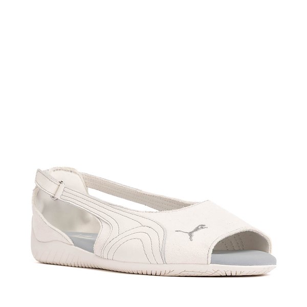 alternate view Womens PUMA Speedcat Sandal - Warm White / Cool Mid GreyALT5