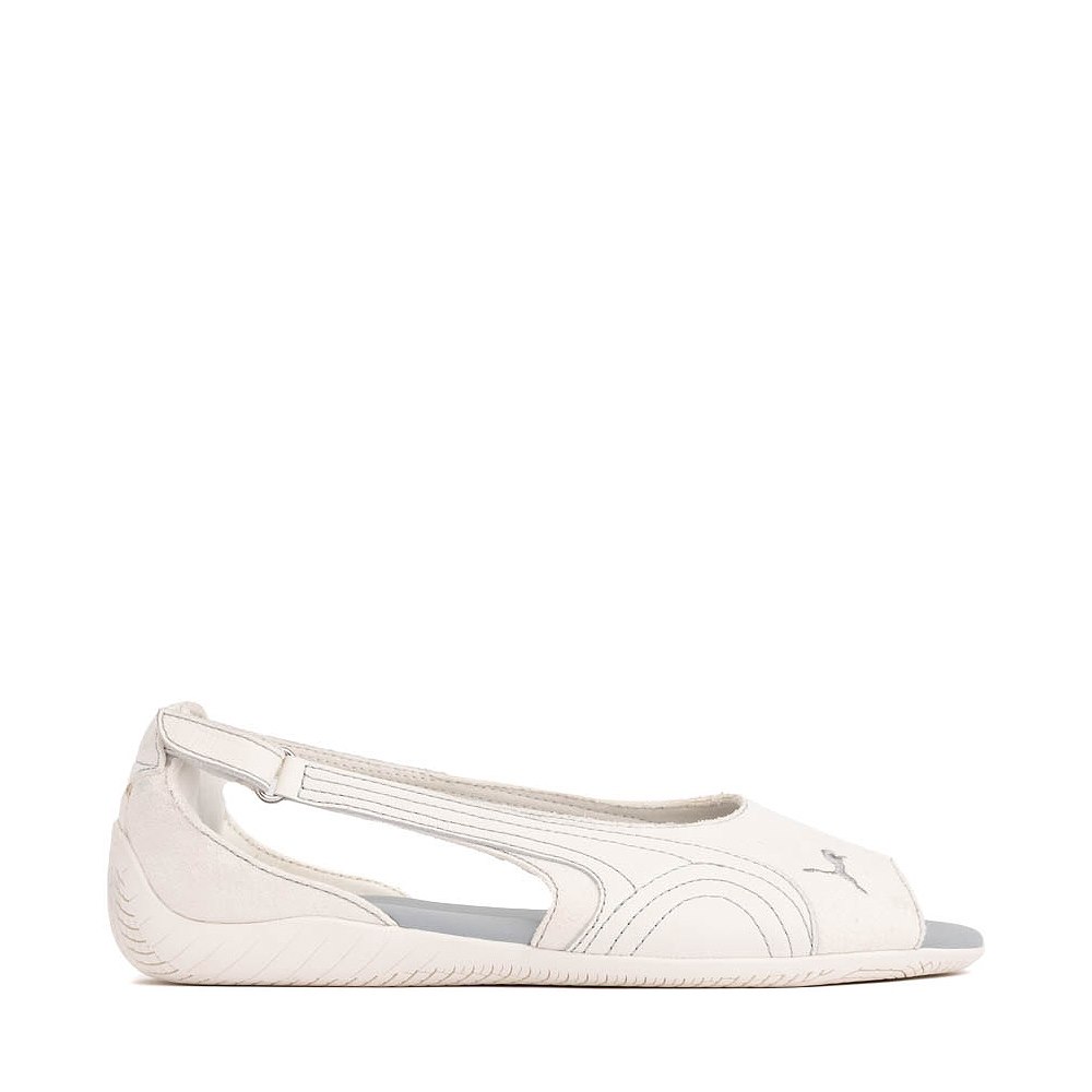 Womens PUMA Speedcat Sandal - Warm White / Cool Mid Grey