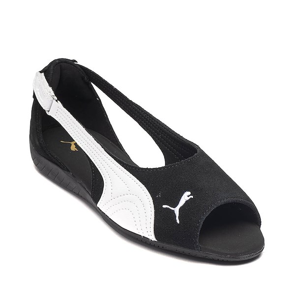 Womens PUMA Speedcat Sandal - Black / White