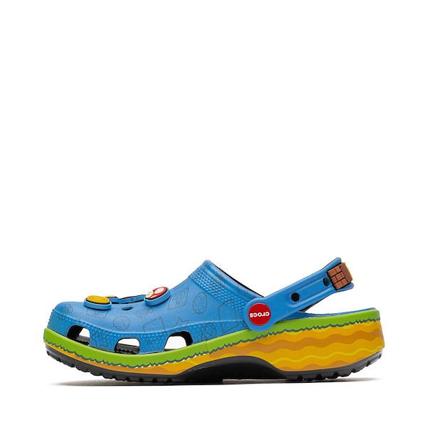 alternate view Super Mario Crocs Classic Clog - Blue / MulticolorALT1