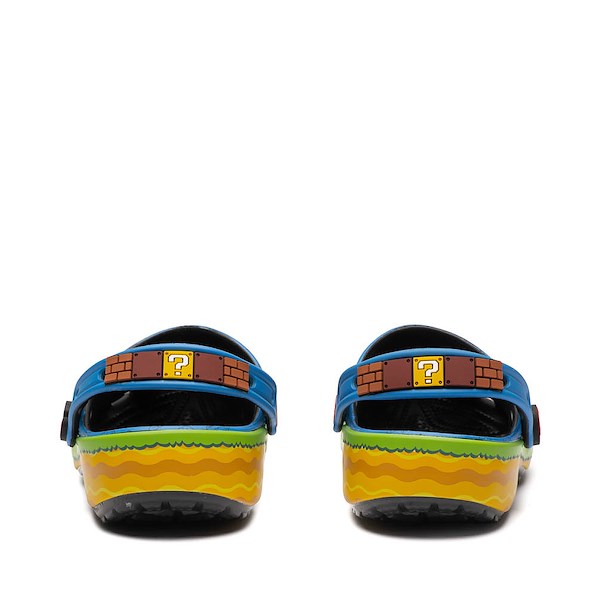 alternate view Super Mario Crocs Classic Clog - Blue / MulticolorALT4