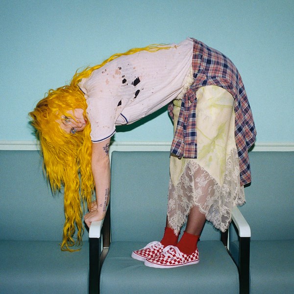 alternate view Vans Authentic Primary Checkerboard Skate Shoe - Racing Red / WhiteALT1B