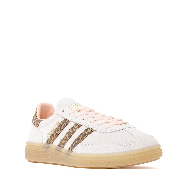 alternate view adidas Handball Spezial Athletic Shoe - Big Kid - Crystal White / Cardboard / Blush PinkALT5