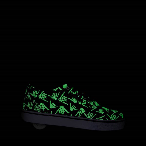 alternate view Heelys Pro 20 Prints Glow Skate Shoe - Little Kid / Big Kid - Black / WhiteALT1