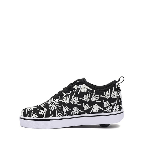 alternate view Heelys Pro 20 Prints Glow Skate Shoe - Little Kid / Big Kid - Black / WhiteALT1A