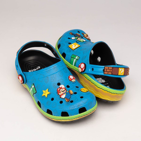 alternate view Super Mario Crocs Classic Clog - Little Kid / Big Kid - MulticolorHERO
