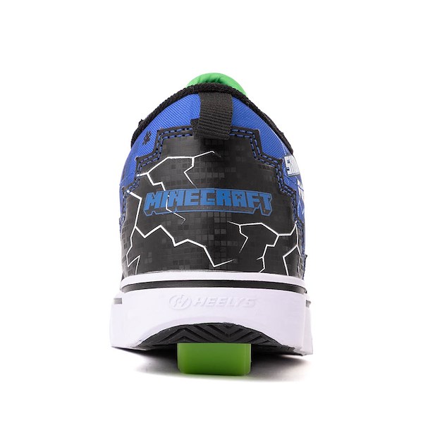 alternate view Heelys x Minecraft Pro 20 Skate Shoe - Little Kid / Big Kid - Black / BlueALT4