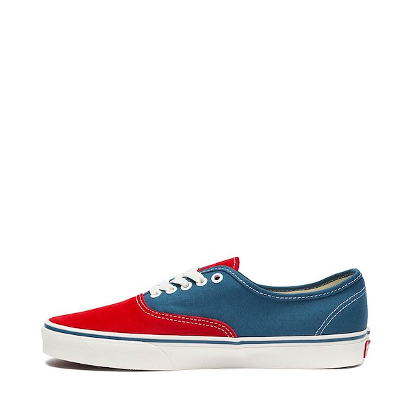 alternate view Vans Authentic Skate Shoe - Racing Red / Navy BlueALT1