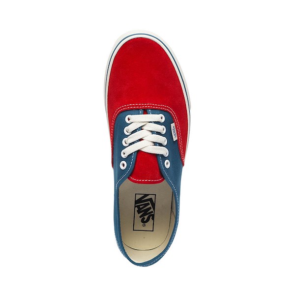 alternate view Vans Authentic Skate Shoe - Racing Red / Navy BlueALT2