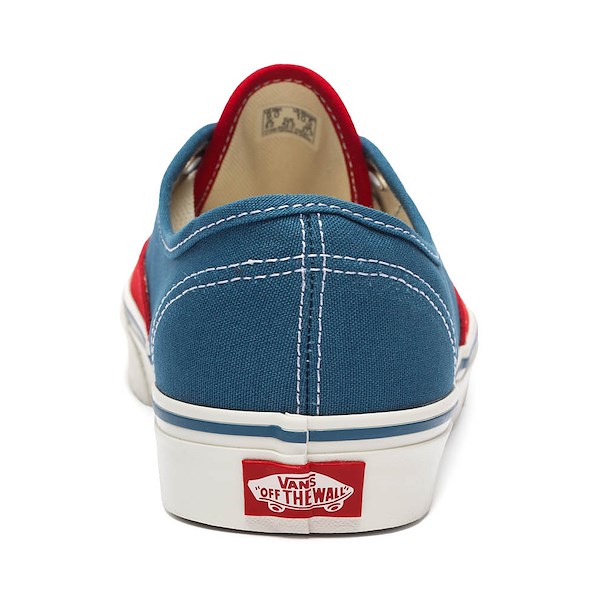 alternate view Vans Authentic Skate Shoe - Racing Red / Navy BlueALT4