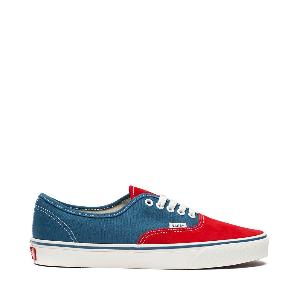 Vans Authentic Skate Shoe - Racing Red / Navy Blue