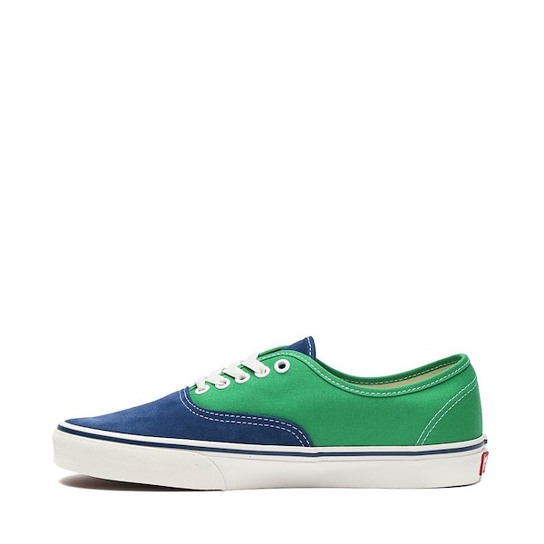 alternate view Vans Authentic Skate Shoe - Green / Navy BlueALT1