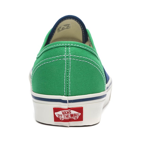 alternate view Vans Authentic Skate Shoe - Green / Navy BlueALT4