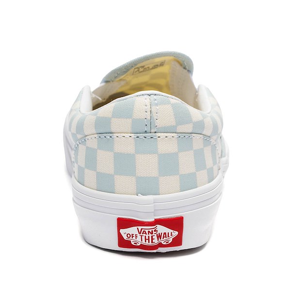 alternate view Vans Classic Slip-On Checkerboard Skate Shoe - Little Kid - Dawn MistALT4