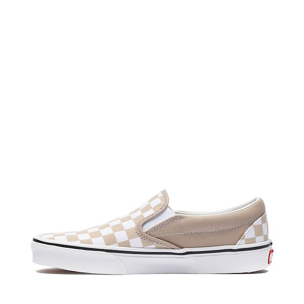 alternate view Vans Classic Slip-On Checkerboard Skate Shoe - MushroomALT1