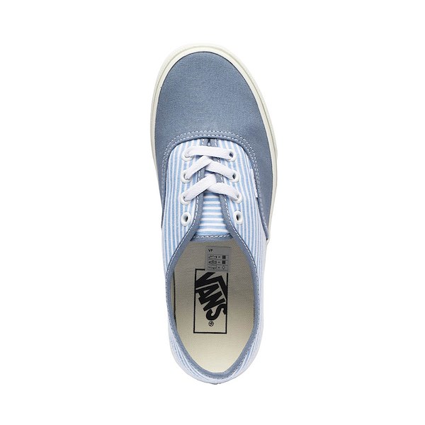 alternate view Vans Authentic Stripes Skate Shoe - Glacial SlateALT2
