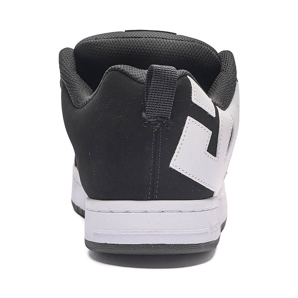 alternate view Mens DC Court Graffik Skate Shoe - Black / WhiteALT4