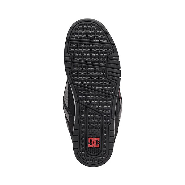 alternate view Mens DC Stag SE Skate Shoe - Black / Grey / RedALT3