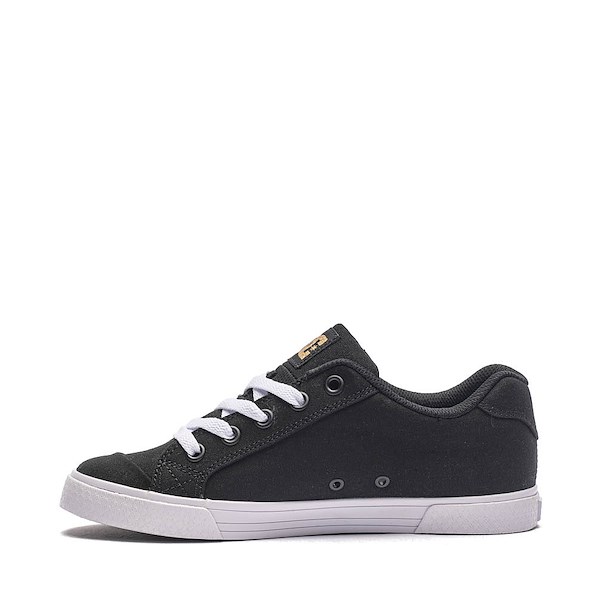 alternate view Womens DC Chelsea TX Skate Shoe - Black / GoldALT1