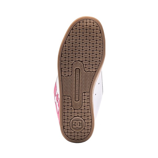 Womens DC Court Graffik Skate Shoe - White / Pink Gum