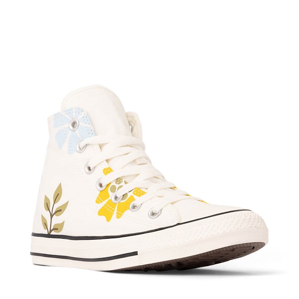 alternate view Converse Chuck Taylor All Star Retro Floral High-Top Sneaker - EgretALT5