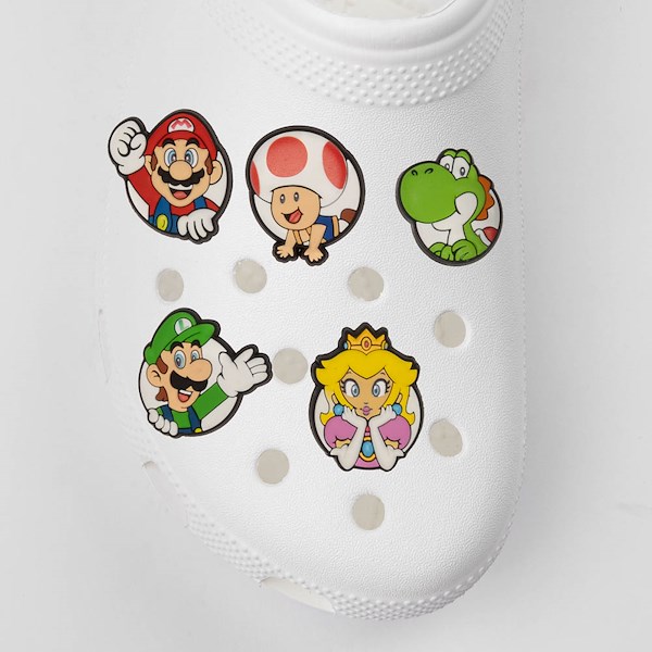 Breloques Jibbitz Crocs Mario & Friends Super Mario 5-Pack - Multicolore