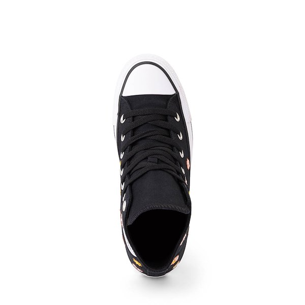 alternate view Converse Chuck Taylor All Star Retro Embroidery High-Top Sneaker - Black / New Found BloomALT2