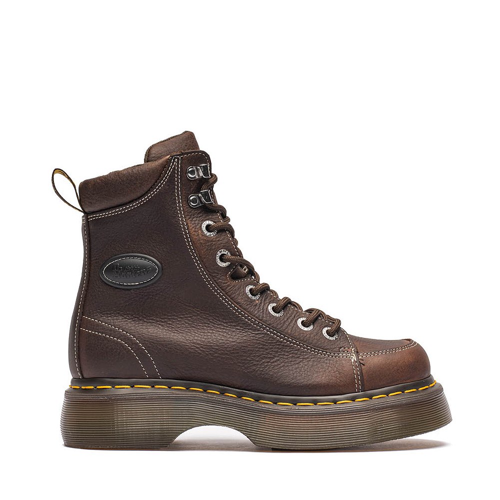 Womens Dr. Martens Buzz 8-Eye Boot - Dark Brown
