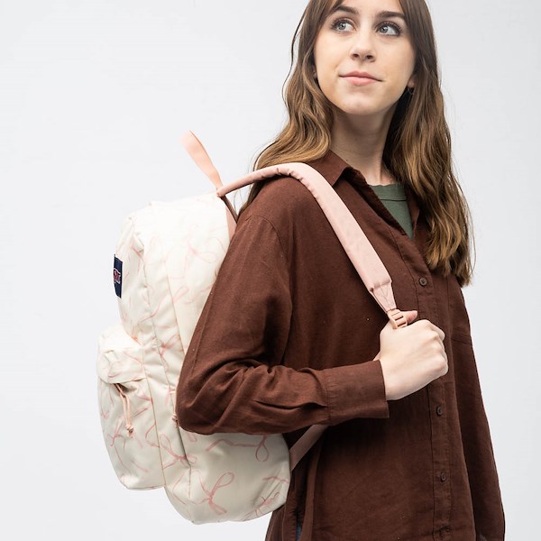 alternate view JanSport SuperBreak&reg; Plus Backpack - Rows of BowsALT1BADULT