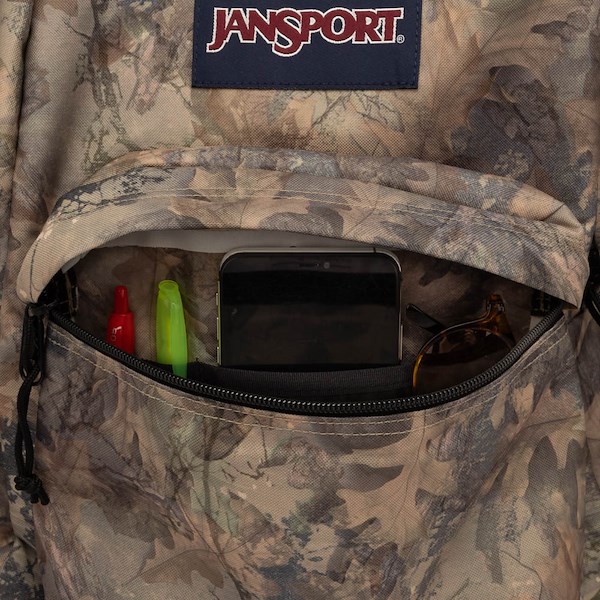 alternate view JanSport Superbreak&reg; Plus Backpack - Bogcore CamoALT3