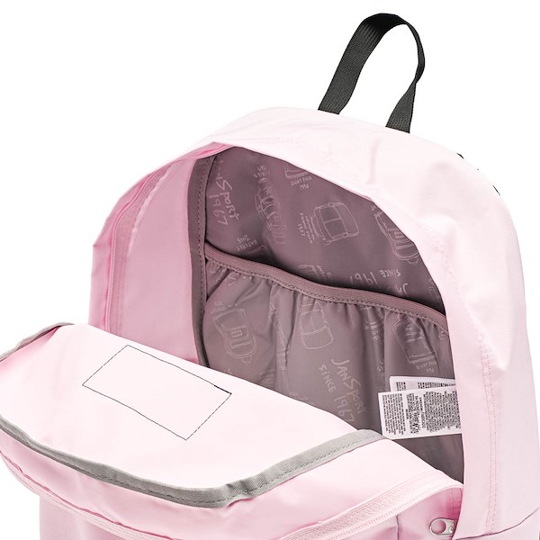 alternate view JanSport Superbreak&reg; Plus Backpack - Pink IceALT3