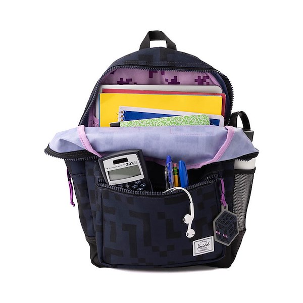 alternate view Minecraft Herschel Supply Co. Heritage Youth Backpack - EndermanALT1