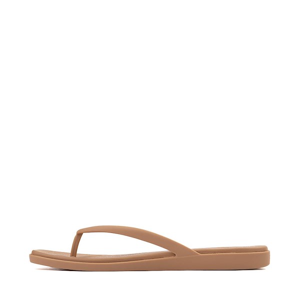 alternate view Womens Crocs Miami Flip Flop Sandal - Milk ChocolateALT1