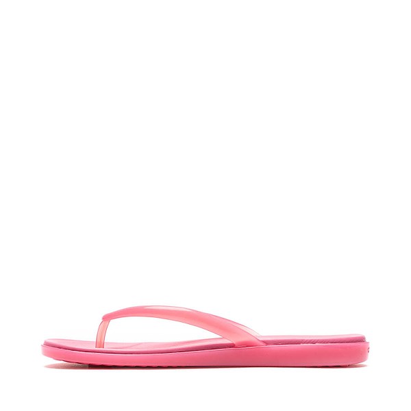 alternate view Womens Crocs Miami Jelly Round Toe Flip-Flop - Pink LemonadeALT1