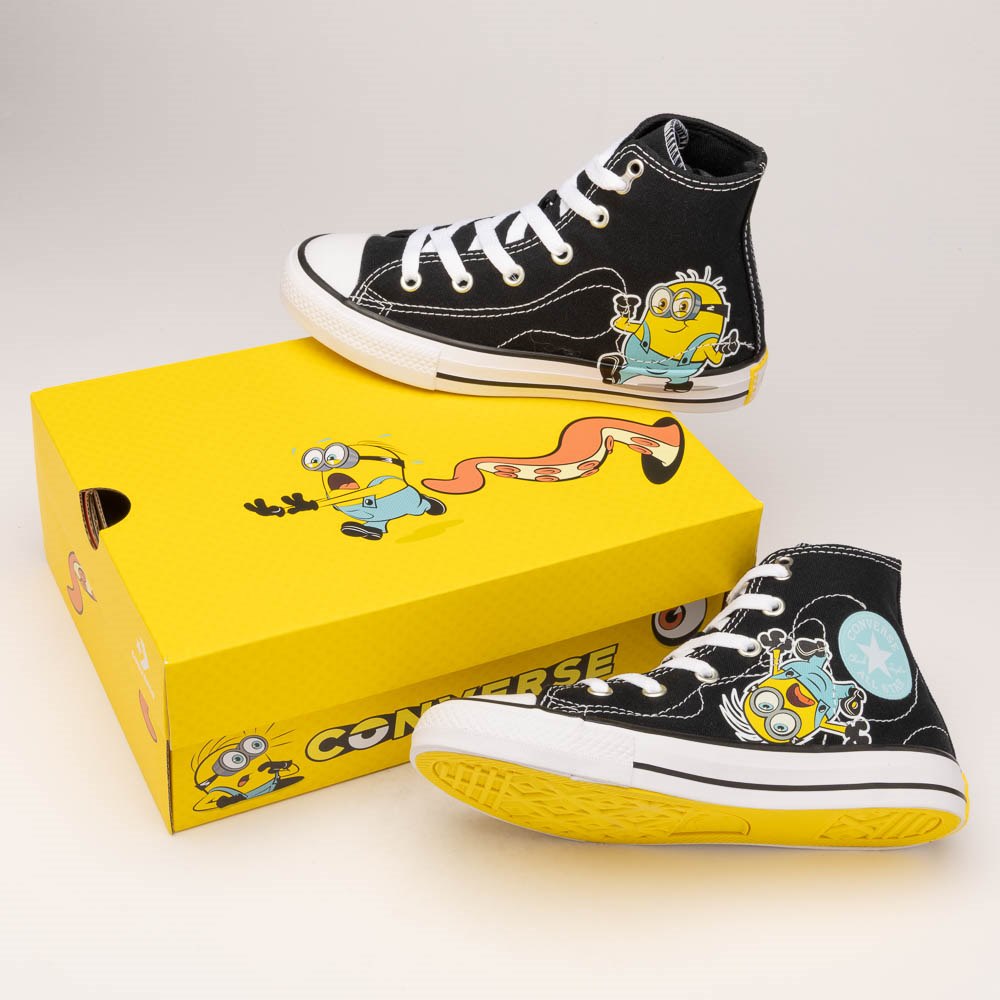 Converse x Minions Chuck Taylor All Star High-Top Sneaker - Little Kid - Black