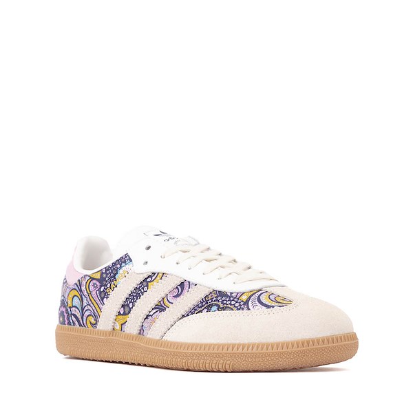 alternate view adidas Samba OG Athletic Shoe - Big Kid - Core White / Orchid Fusion / GumALT5