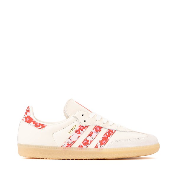 Womens adidas Samba OG Athletic Shoe - Off White / Pure Ruby Distilled Pink