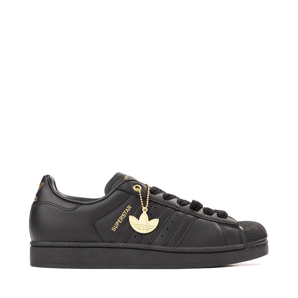 adidas Superstar II Athletic Shoe - Core Black / Core Black / Gold Metallic