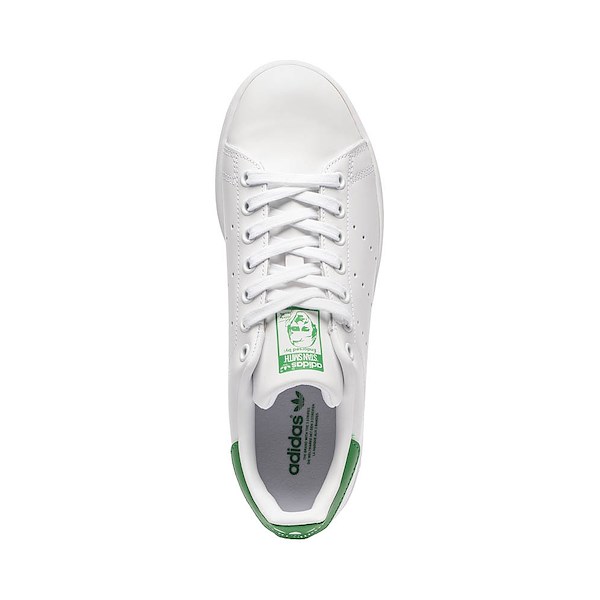 alternate view Womens adidas Stan Smith Athletic Shoe - Cloud White / Cloud White / GreenALT2