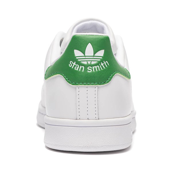 alternate view Womens adidas Stan Smith Athletic Shoe - Cloud White / Cloud White / GreenALT4