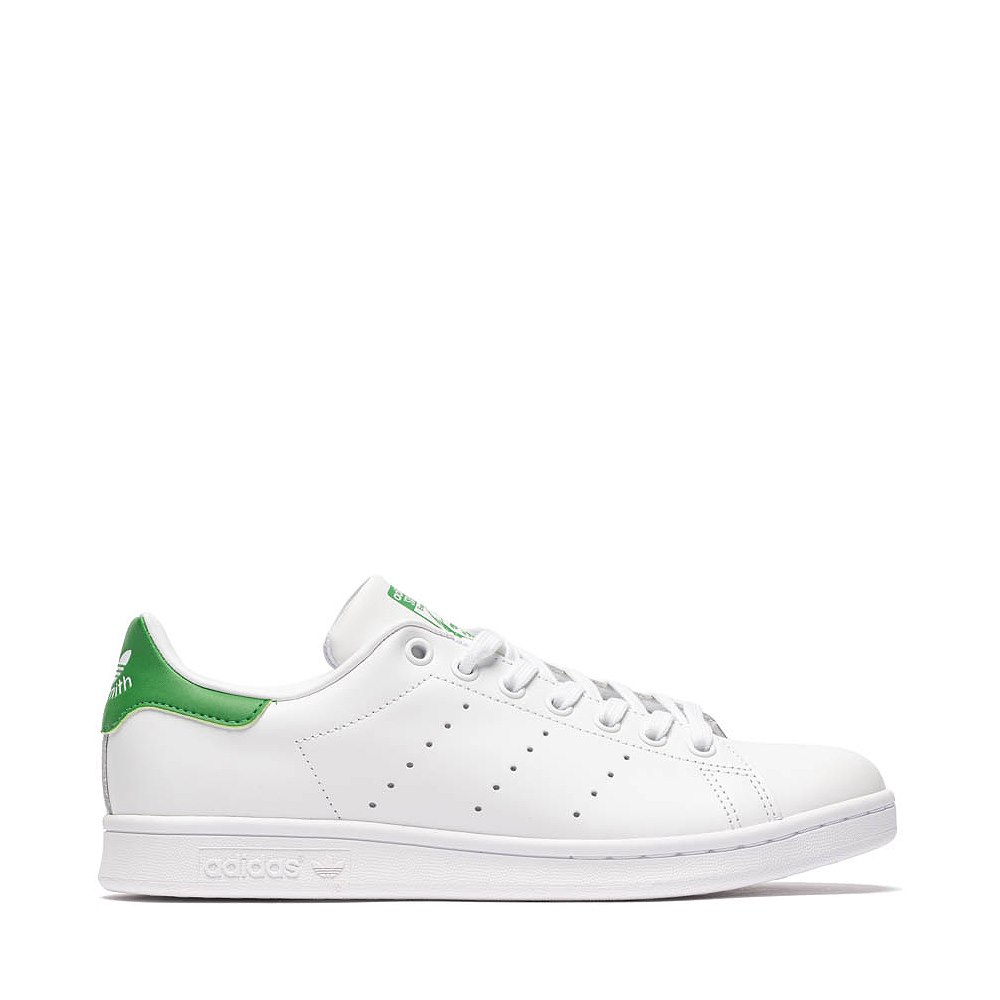 Womens adidas Stan Smith Athletic Shoe - Cloud White / Cloud White / Green